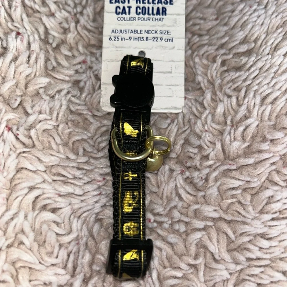 Whisker City Gold Egyptian Easy Release Kitten Collar